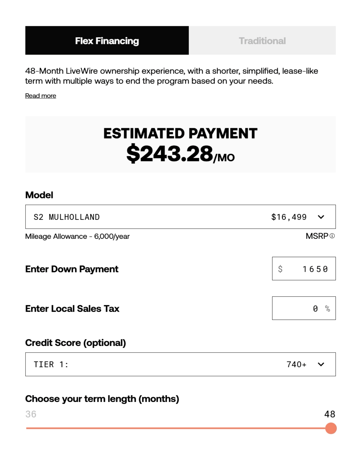 Calculate your estimated monthly payment.
